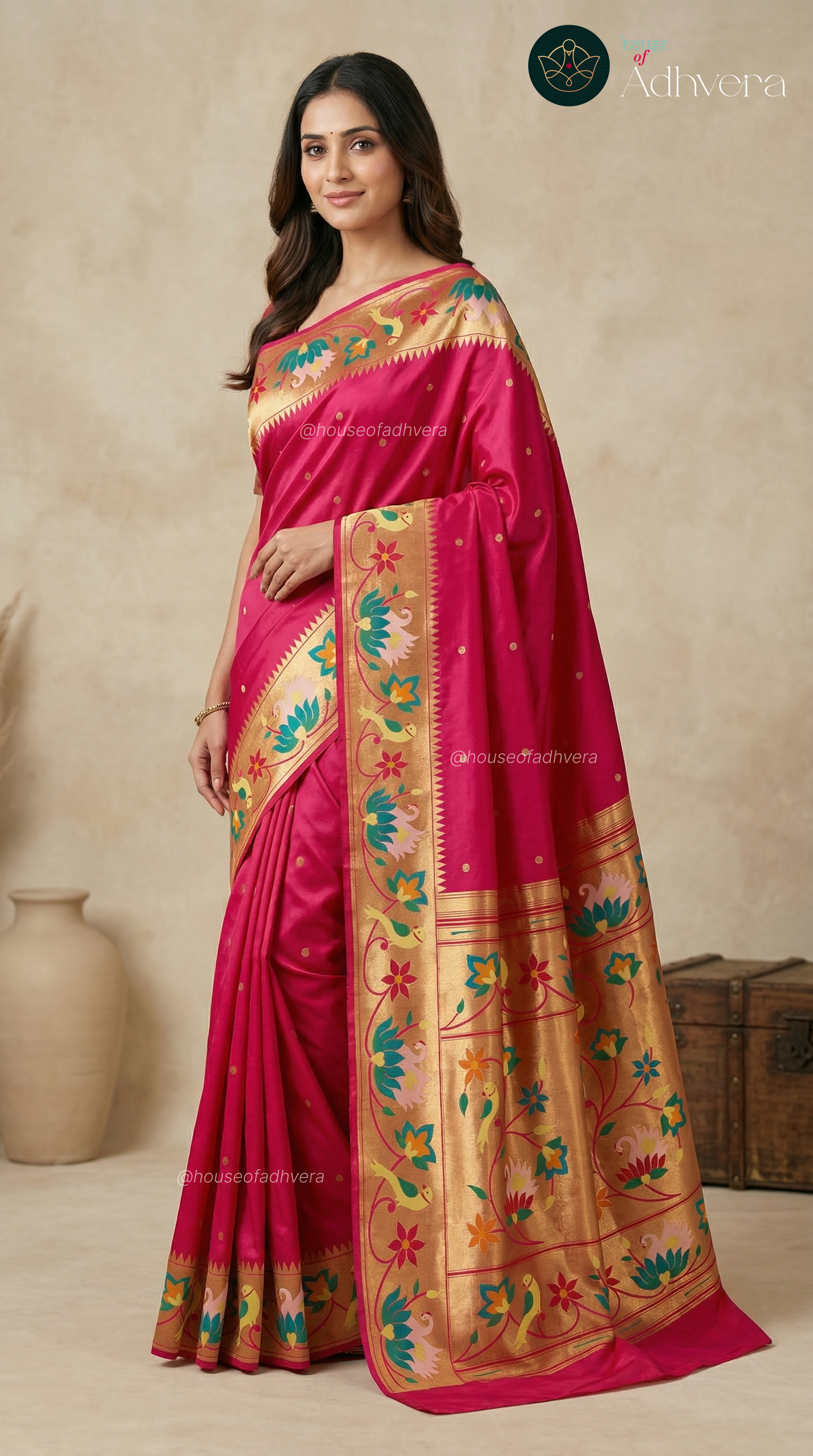 Gulnaar Paithani- HOA 1158