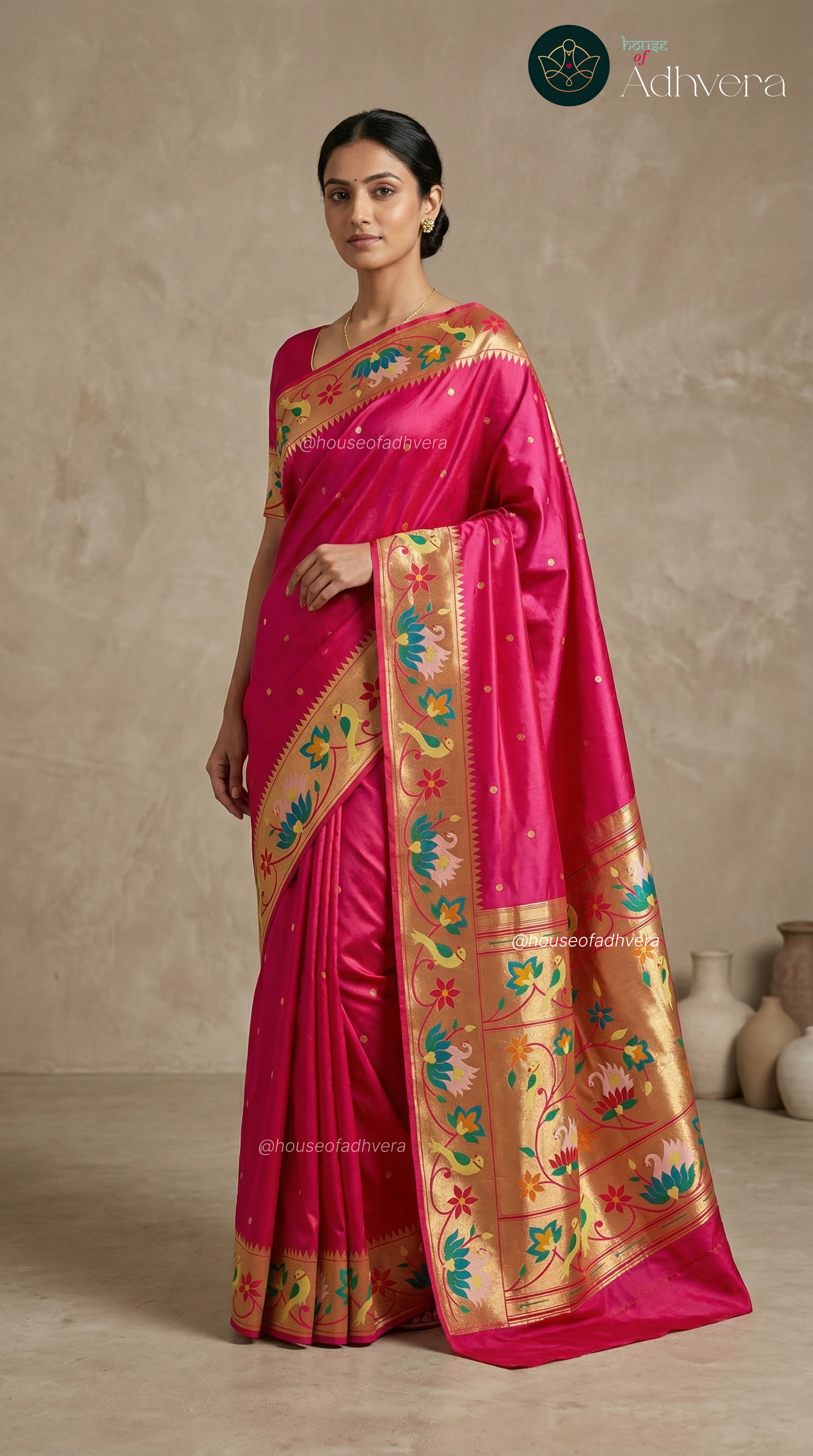 Gulnaar Paithani- HOA 1158