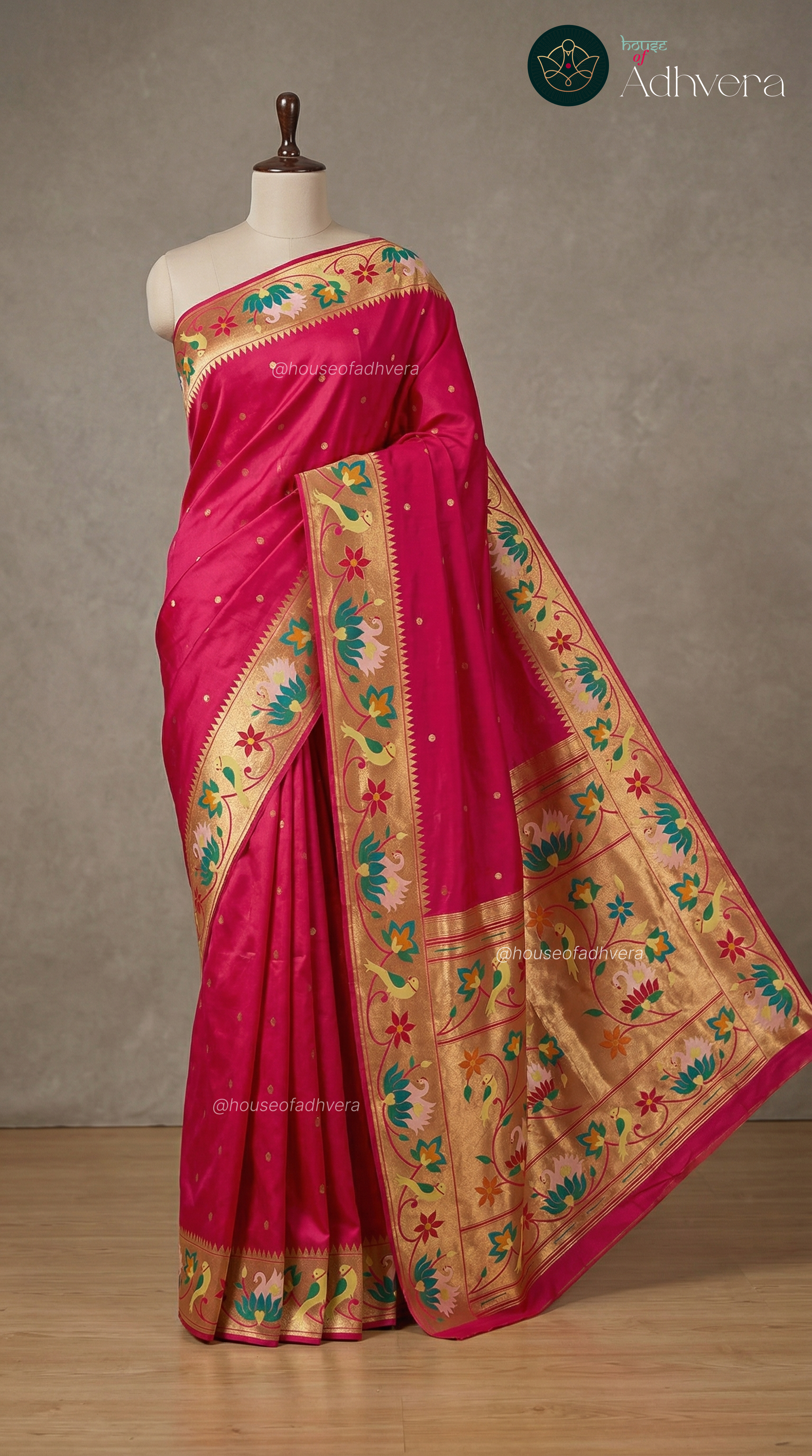 Gulnaar Paithani- HOA 1158