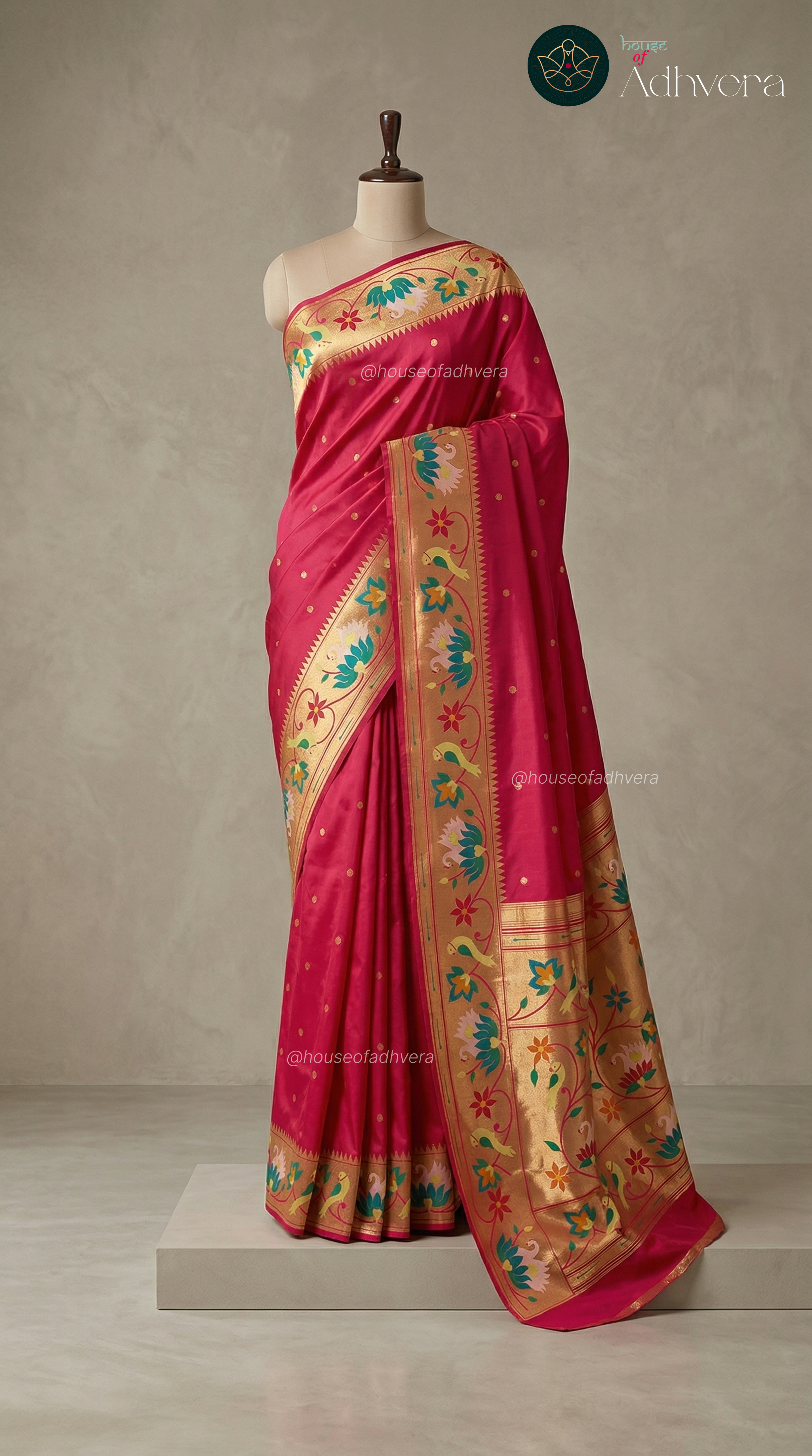 Gulnaar Paithani- HOA 1158